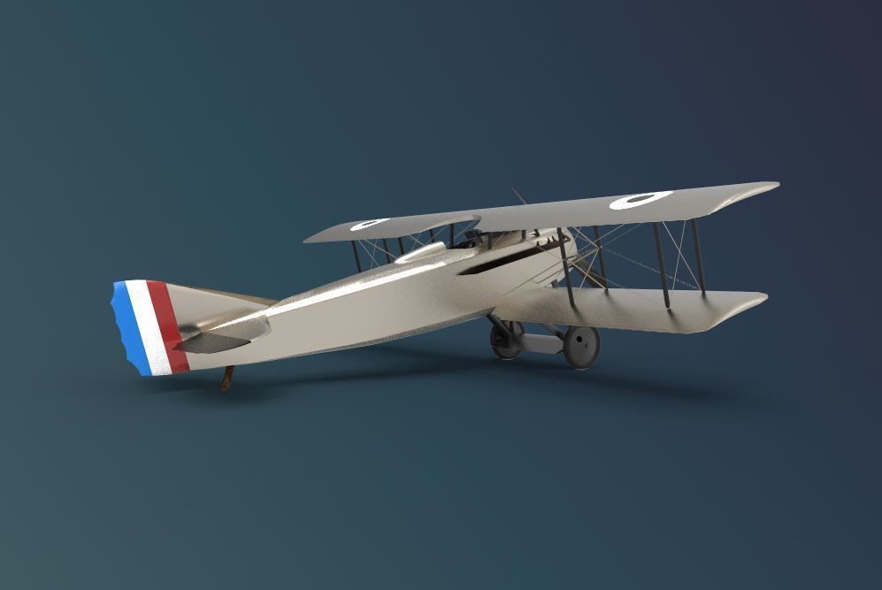SPAD S XIII 3D model_3