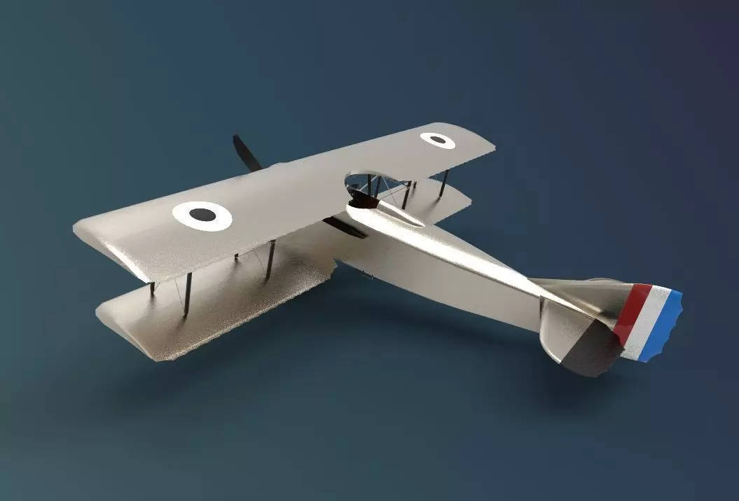 SPAD S XIII 3D model_0