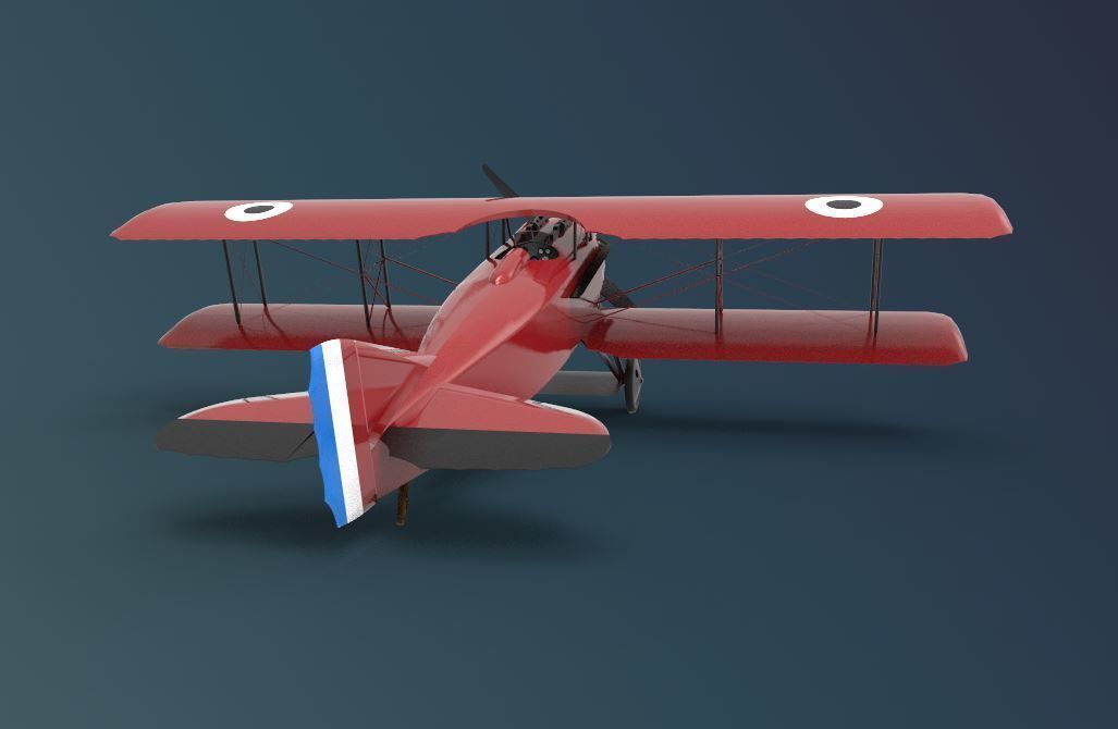 SPAD S XIII 3D model_1