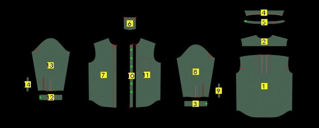 high quality shirt clo 3d render  3D print model_4