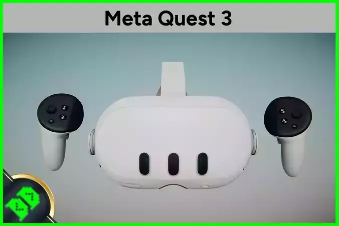Meta Quest 3 Low-poly 3D model