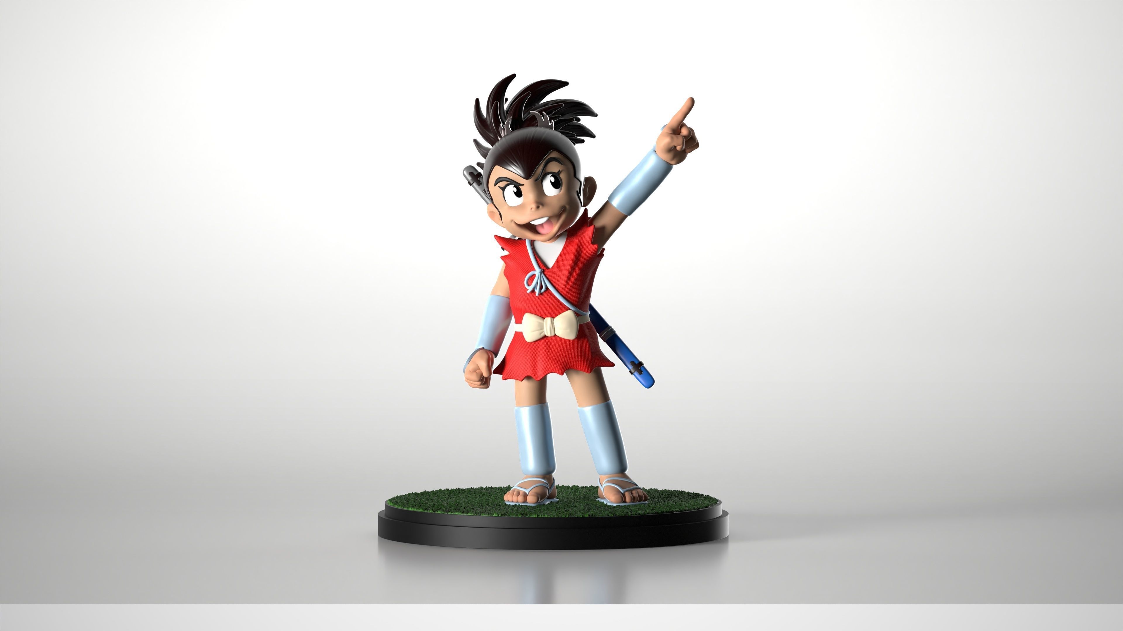 Sarutobi Sasuke V2  3D print model_2