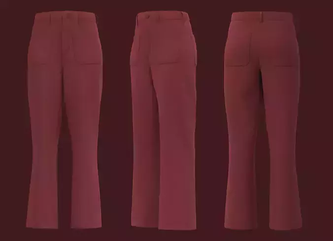 this is ladies pant for young i make pattern also 3d fitting  3D print model