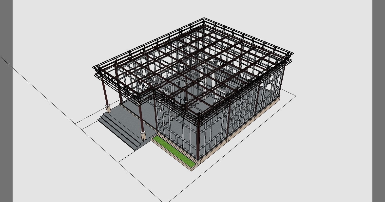 Low cost Budget-Friendly Simple 1 BHK Pre-Fab Home Solution 3D model_6