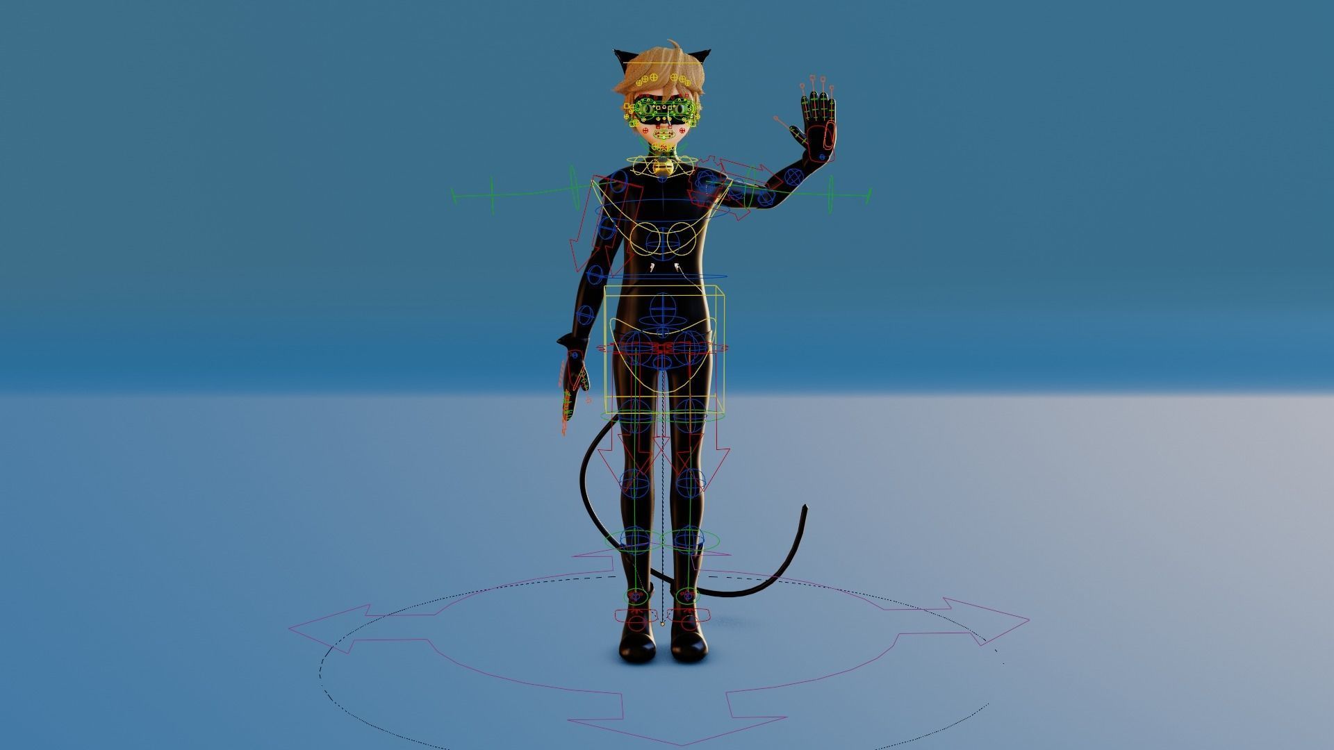 A group of characters - Ben 10 - Rex - Adrian Low-poly 3D model_7