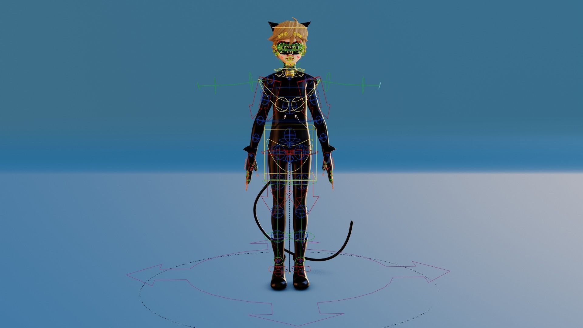 A group of characters - Ben 10 - Rex - Adrian Low-poly 3D model_5