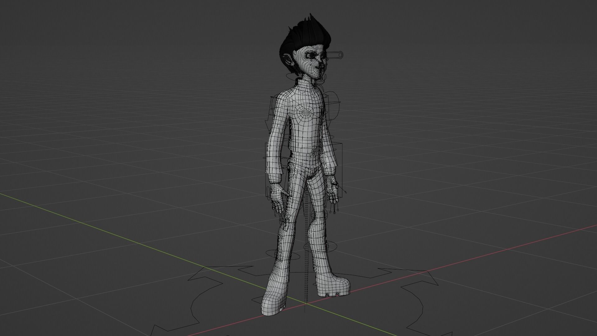 A group of characters - Ben 10 - Rex - Adrian Low-poly 3D model_8