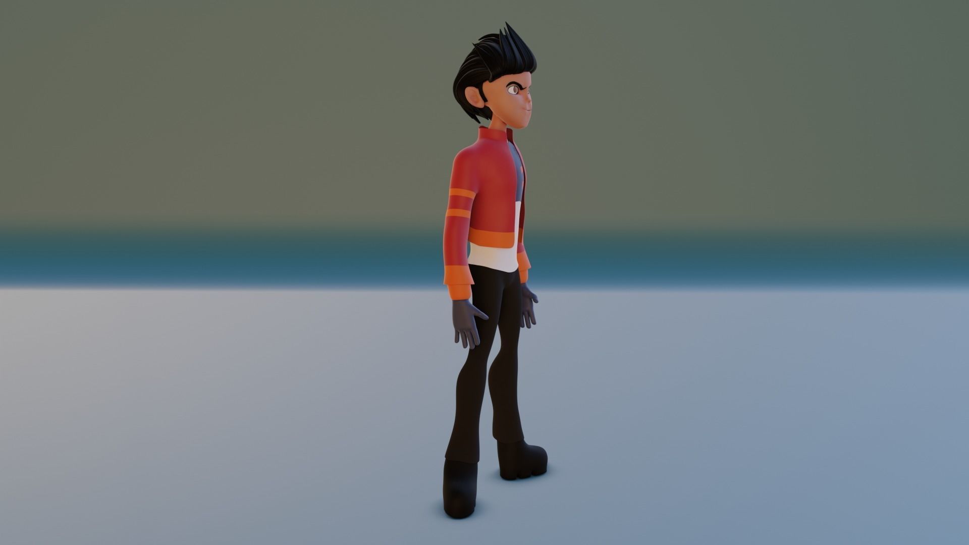 A group of characters - Ben 10 - Rex - Adrian Low-poly 3D model_10