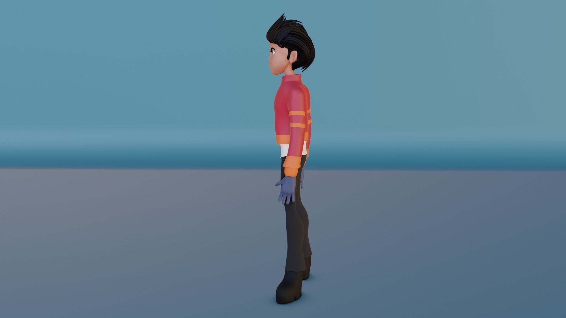 A group of characters - Ben 10 - Rex - Adrian Low-poly 3D model_17