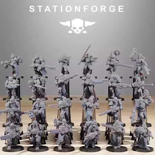 Scavenger infantry Builder Kit 3D print model