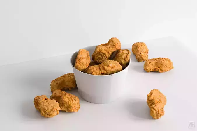 Chicken Nugget 3D model