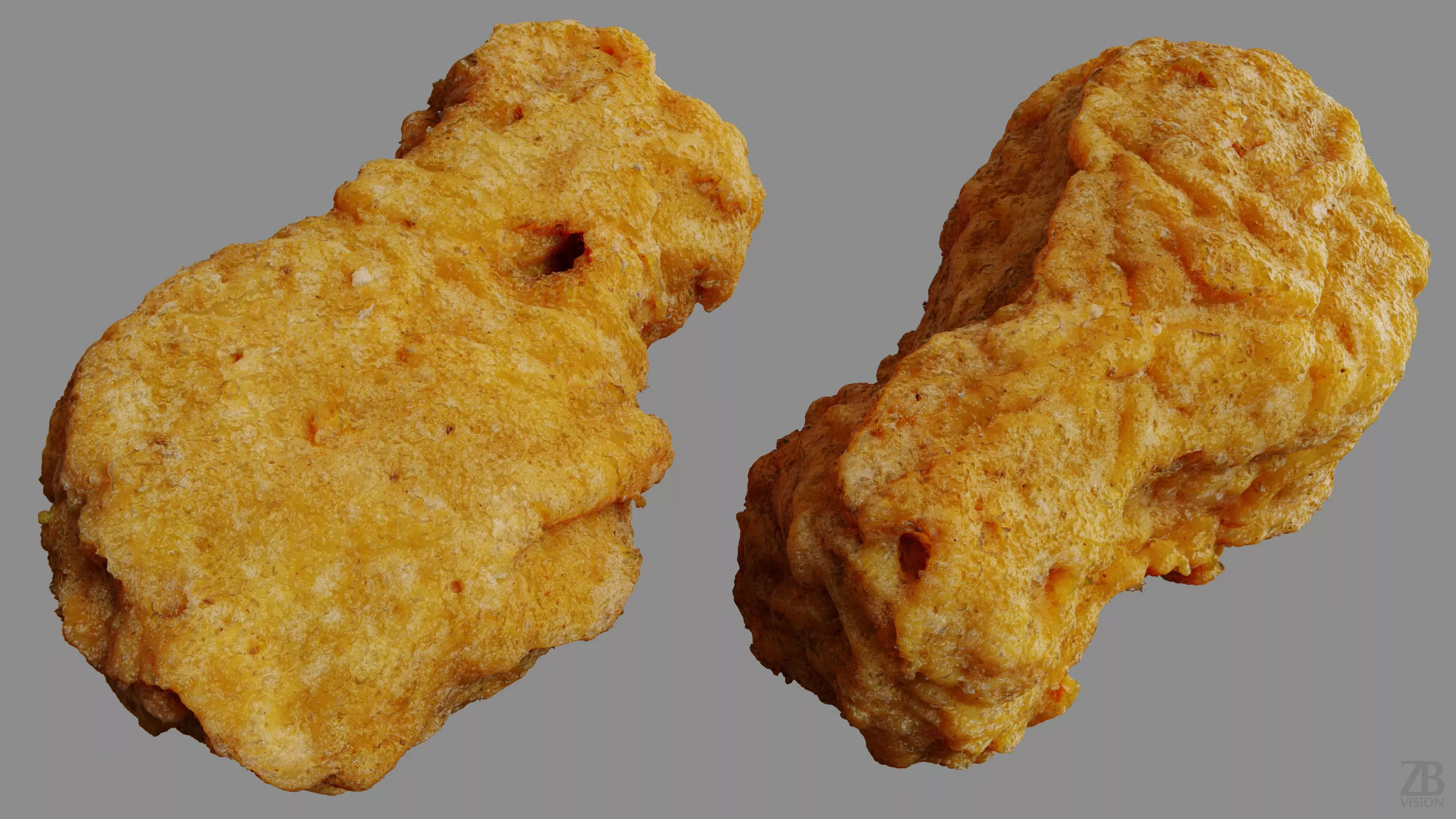 Chicken Nugget 3D model_9
