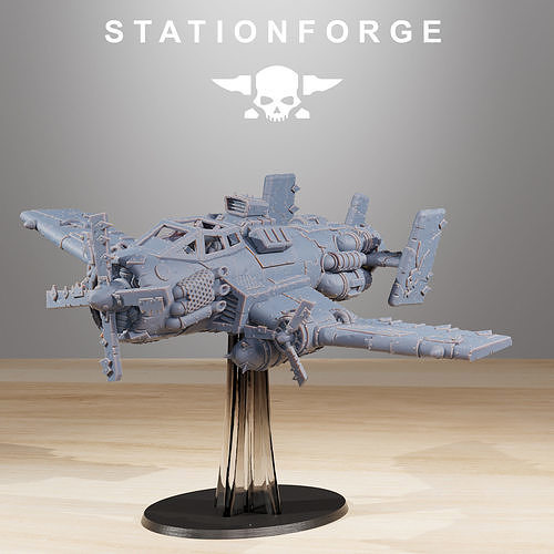 Orkaz Plane 3D print model 4