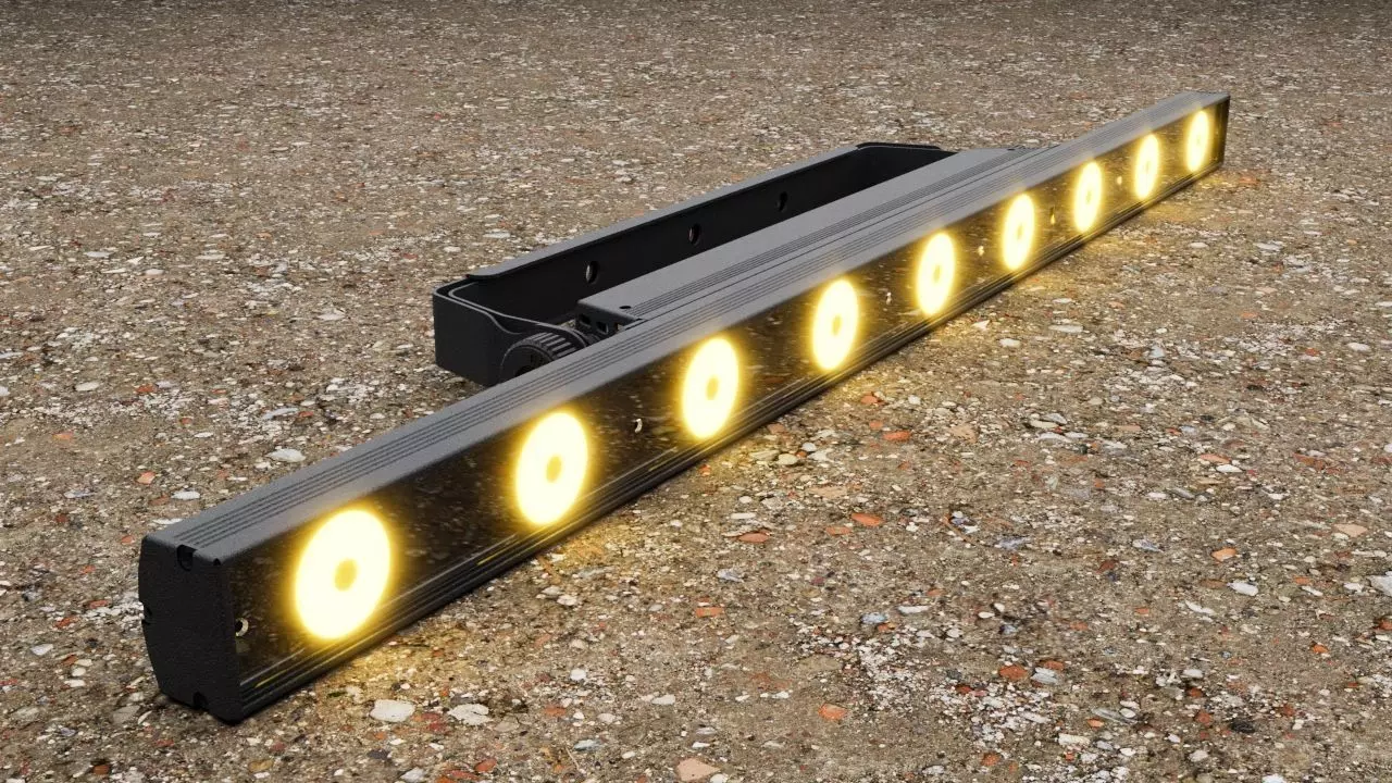 Concert Stage Line Light Detailed 3D model_0