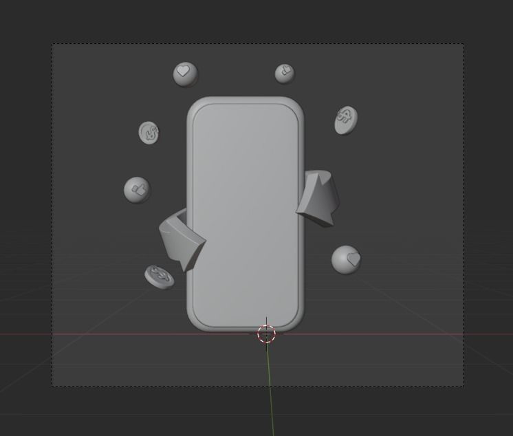 Social Media 3d Illustration  Icon Pack 3D model_34