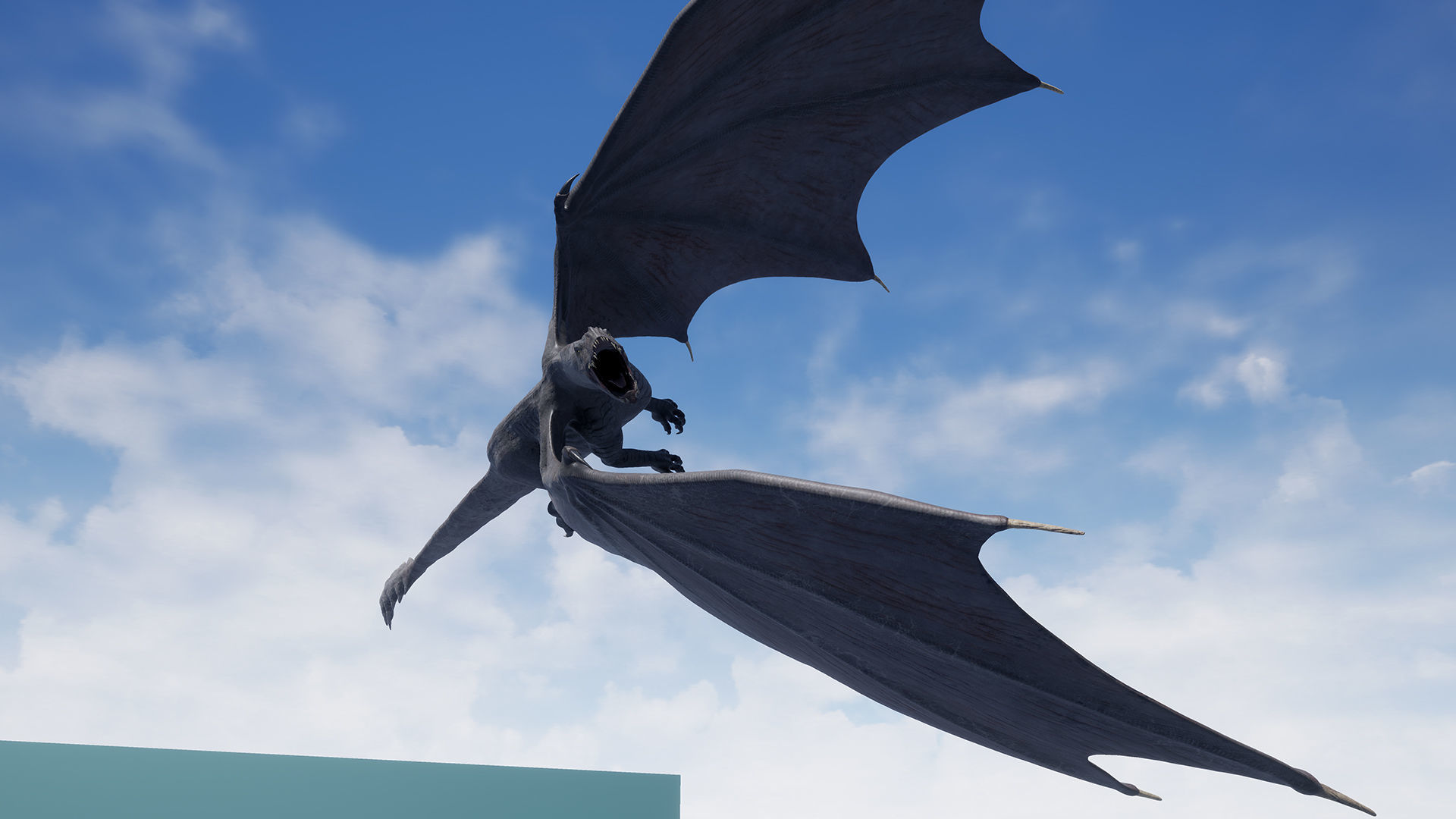 Dinosaur  Iron Fire Dragon - Unreal Engine Project Low-poly 3D model_20