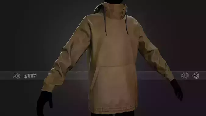 Brown Snowboard Hoodie Style 2