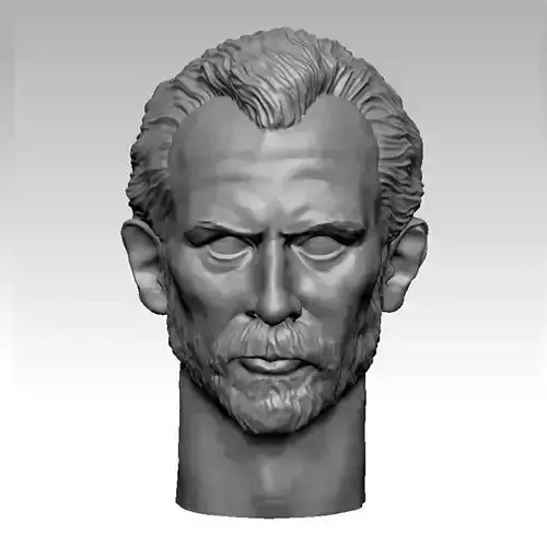 Vincent Willem van Gogh HEAD SCULPTURE 3D PRINT MODEL  3D print model