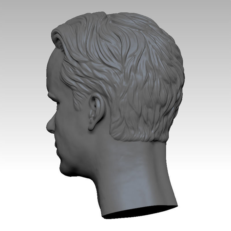 Shawshank Redemption Tim Robbins HEAD SCULPTURE 3D PRINT MODEL  3D print model_5