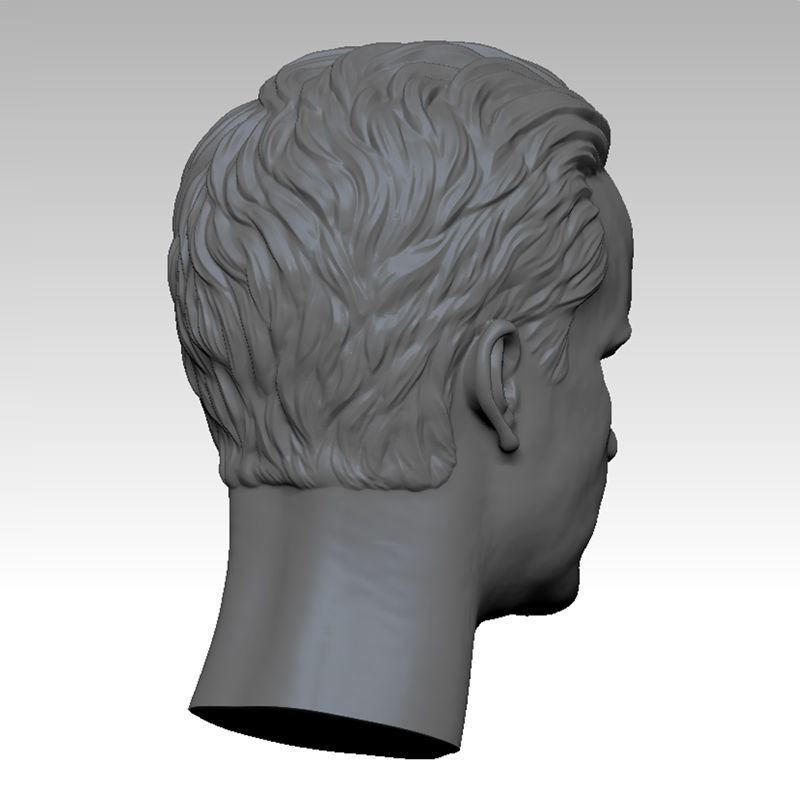 Shawshank Redemption Tim Robbins HEAD SCULPTURE 3D PRINT MODEL  3D print model_3