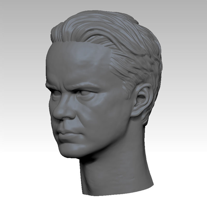 Shawshank Redemption Tim Robbins HEAD SCULPTURE 3D PRINT MODEL  3D print model_7