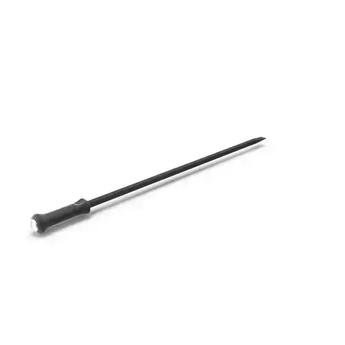 Straight Striking Prybar 36in MPBS36A Low-poly 3D model