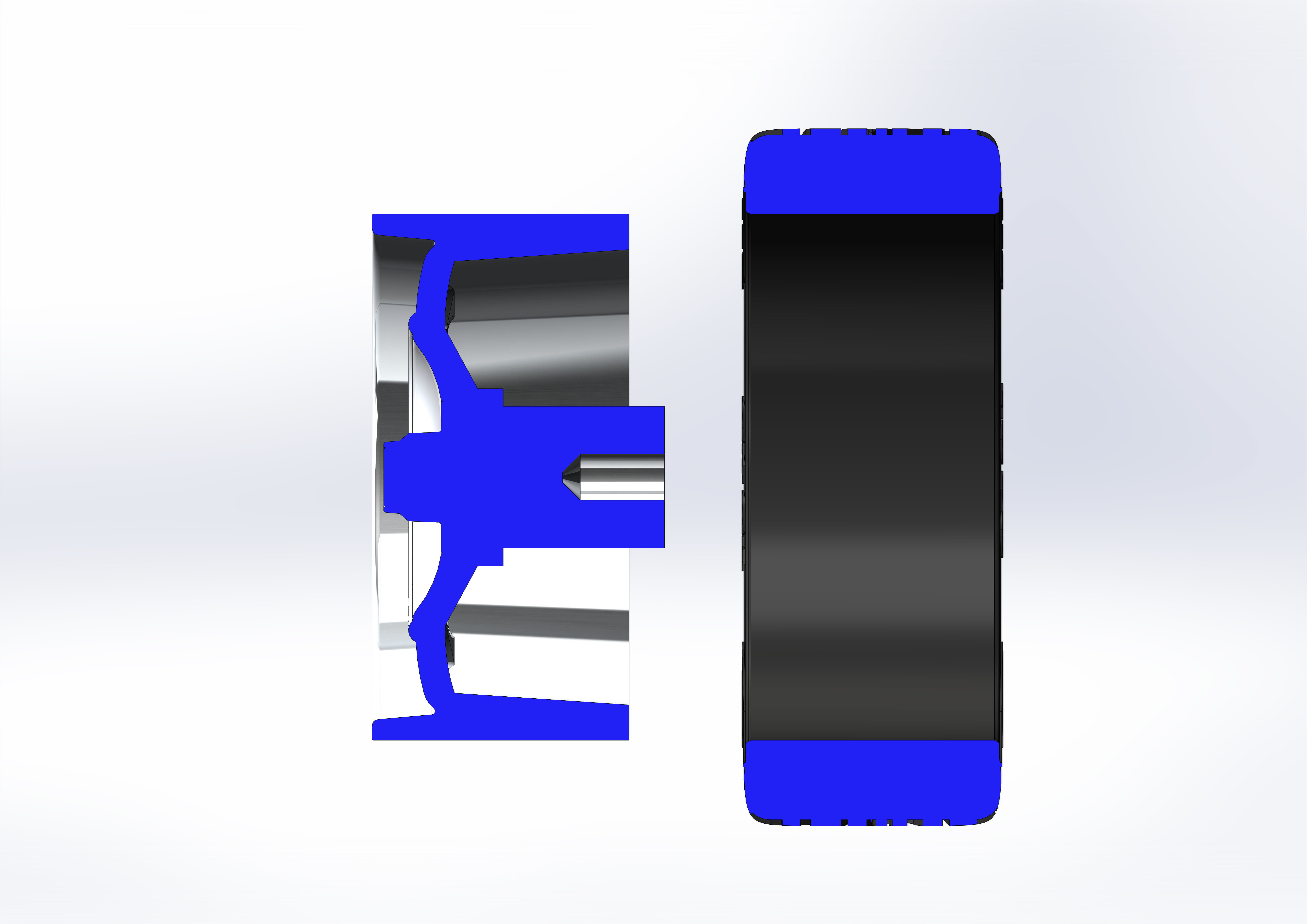 Custom wheels US Mags Scottsdale for your scale model 3D print model_10