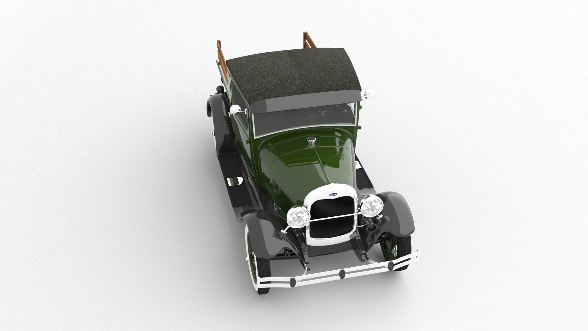 1929 Model A Pickup 3D model_4