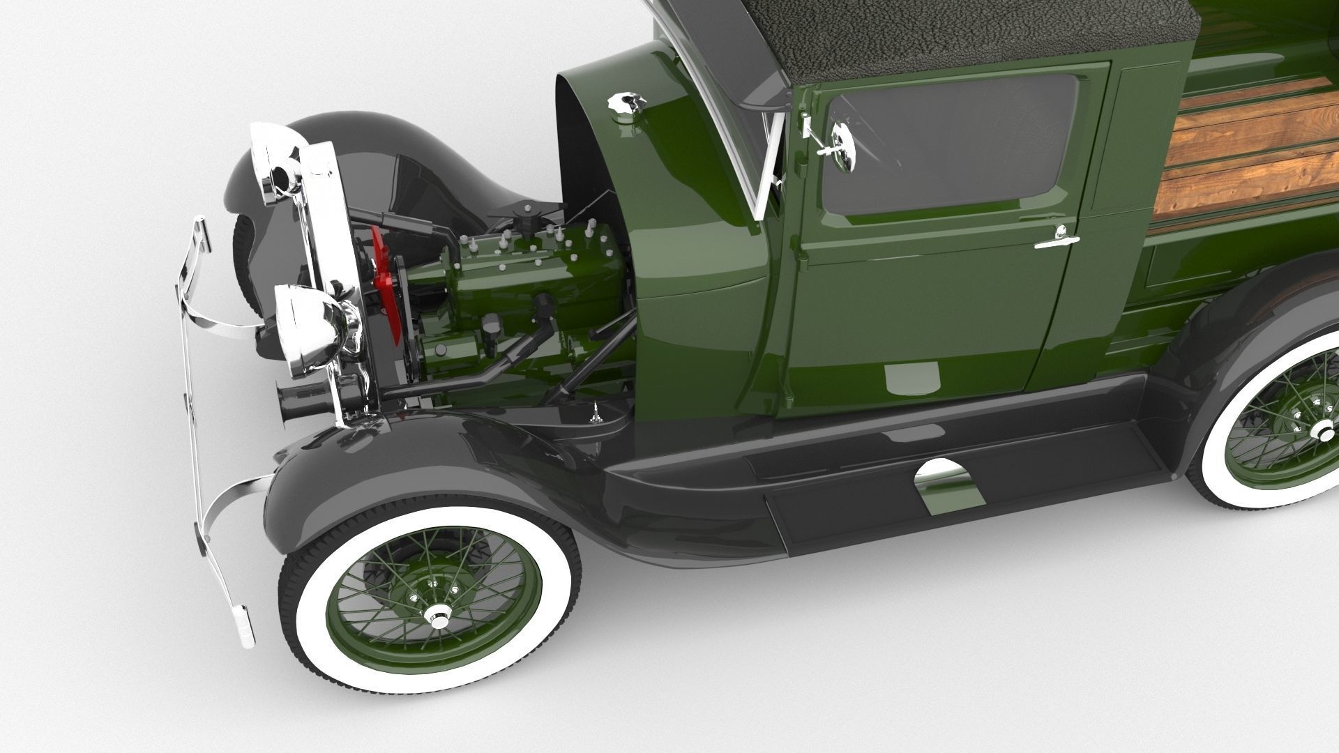 1929 Model A Pickup 3D model_5