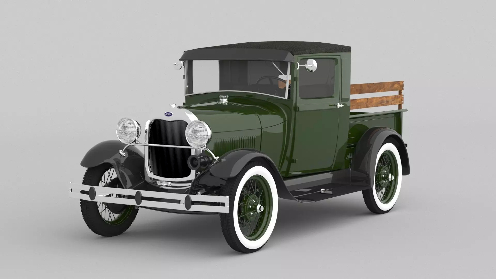 1929 Model A Pickup 3D model_0