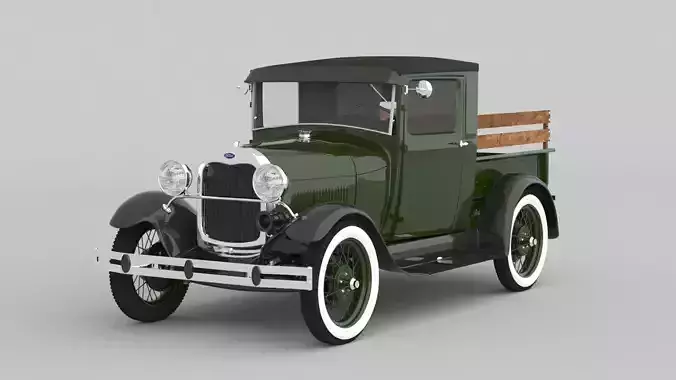 1929 Model A Pickup 3D model 1929 Model A Pickup 3D model