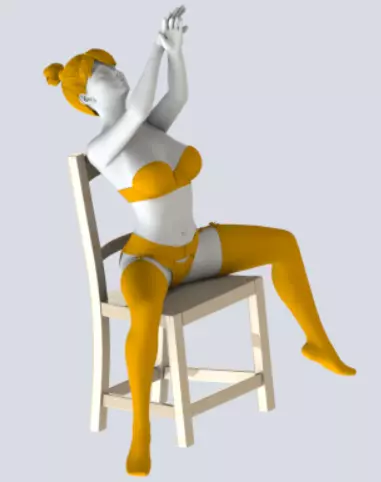 dancing girl 3D print model
