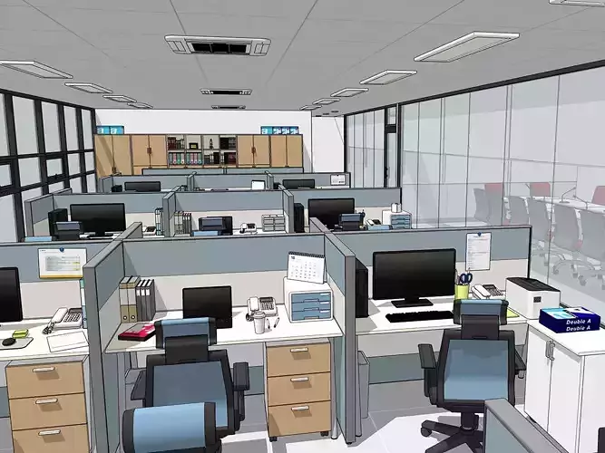 Korean offices 2sets