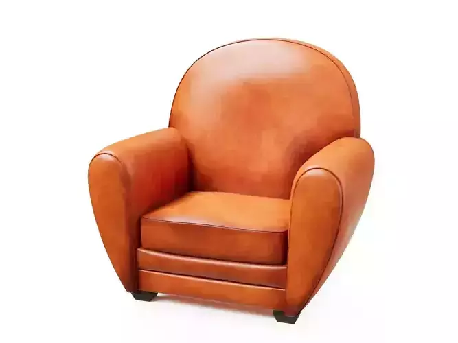 Leather Club Armchair