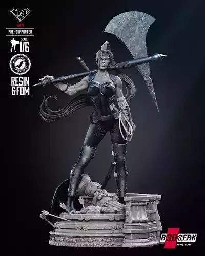 B3DSERK Artemis Sculpture Tested for 3D printing 3D print model