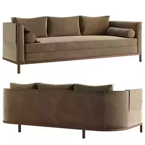 Curved Back Sofa by Lawson-Fenning