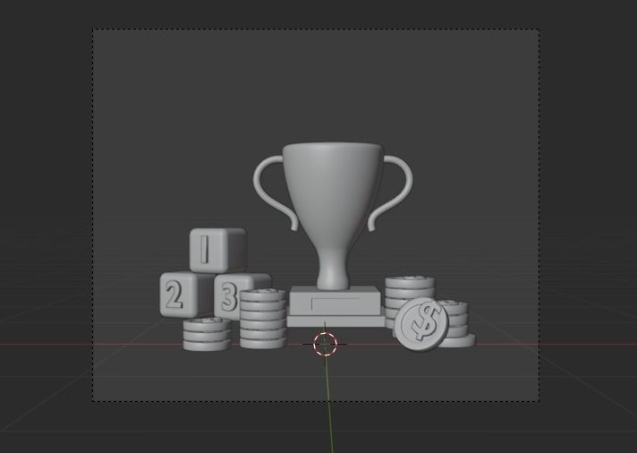 Money saving 3d Illustration  Icon Pack 3D model_13