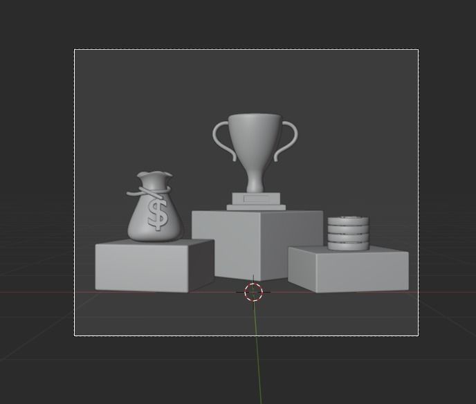 Money saving 3d Illustration  Icon Pack 3D model_8