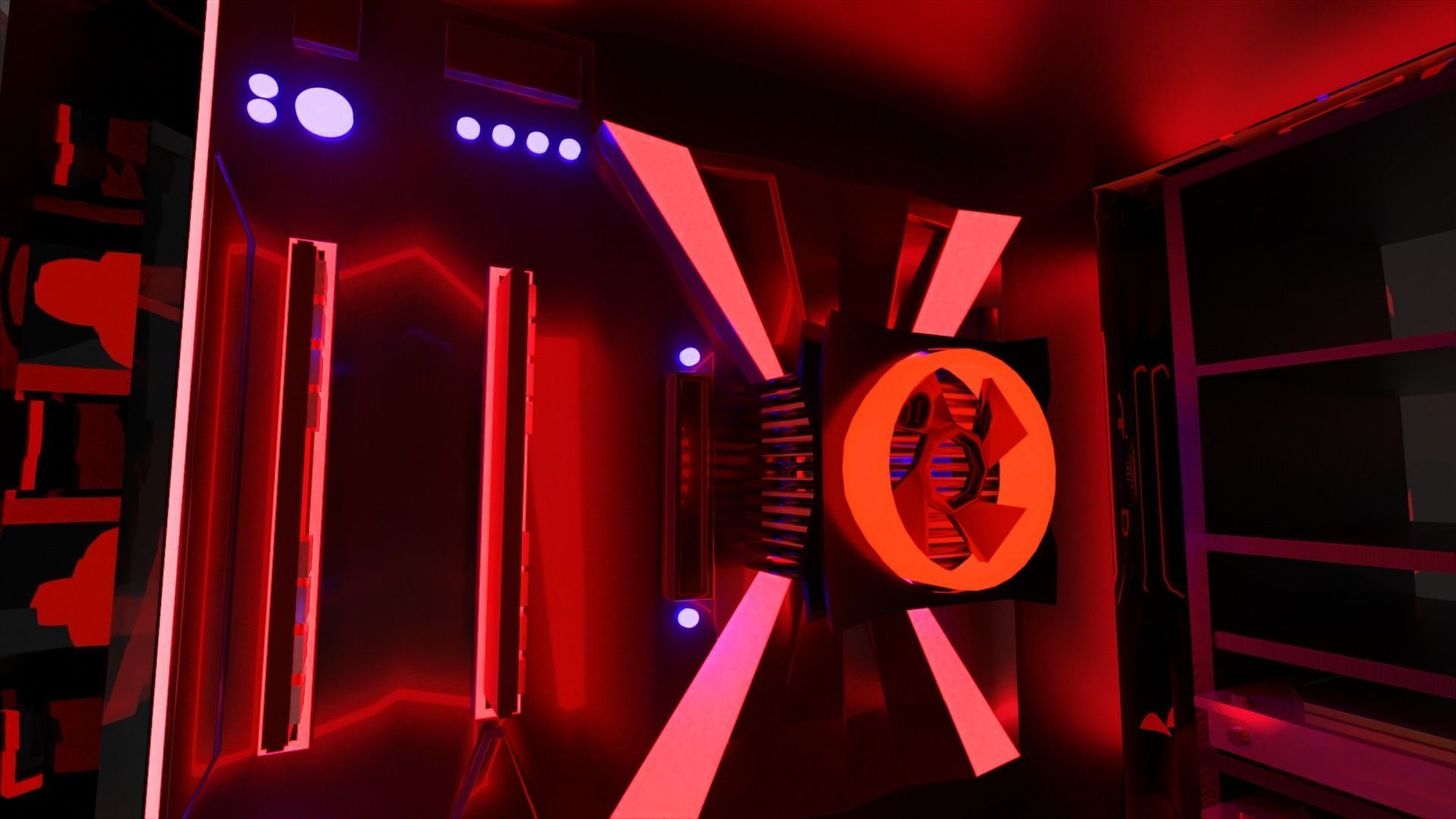 Concept Gaming PC 3D model_5