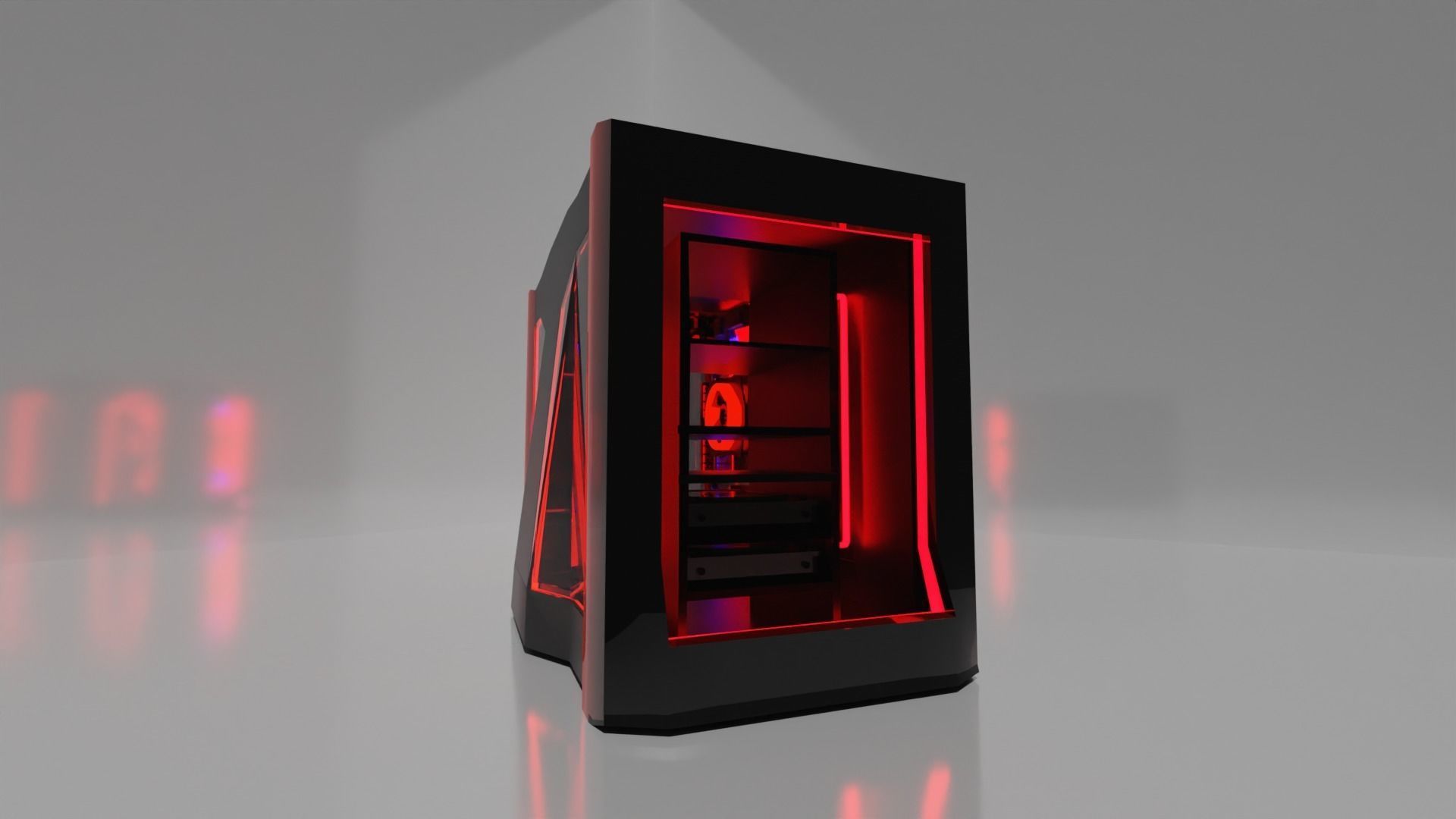 Concept Gaming PC 3D model_3