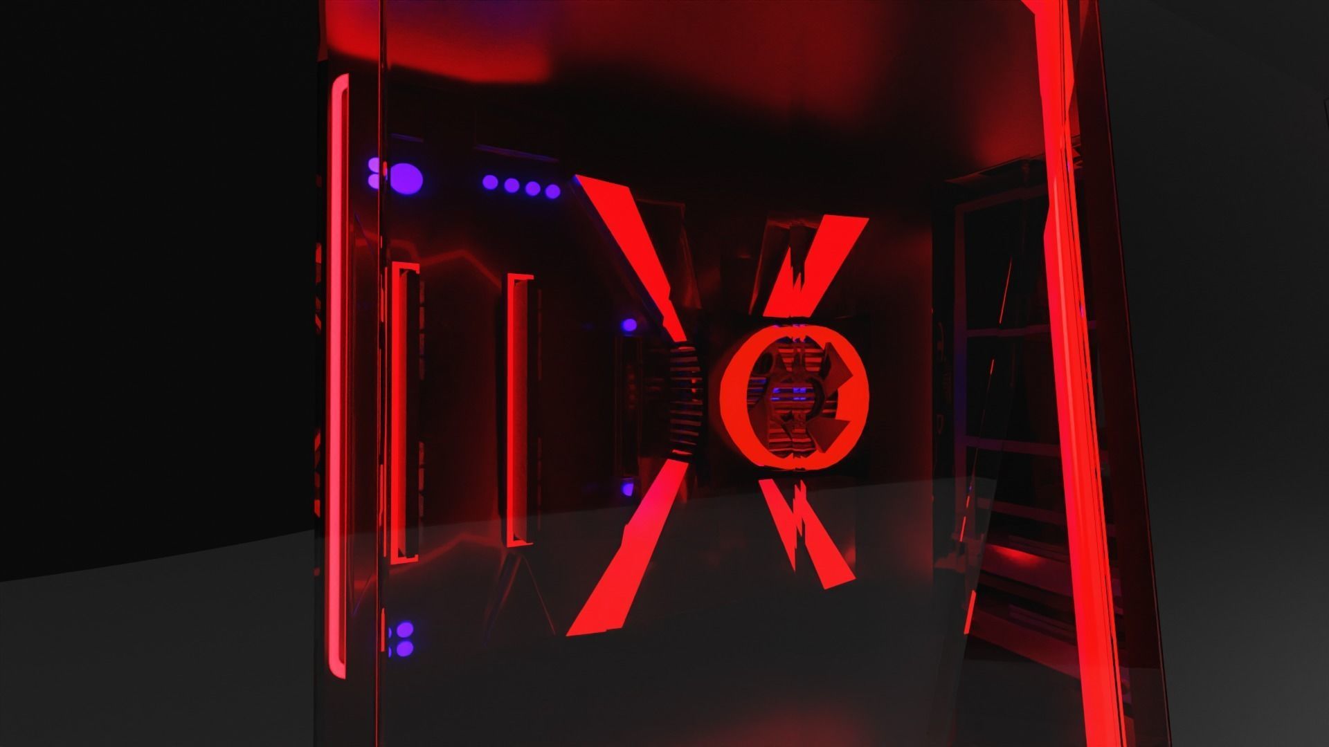 Concept Gaming PC 3D model_6