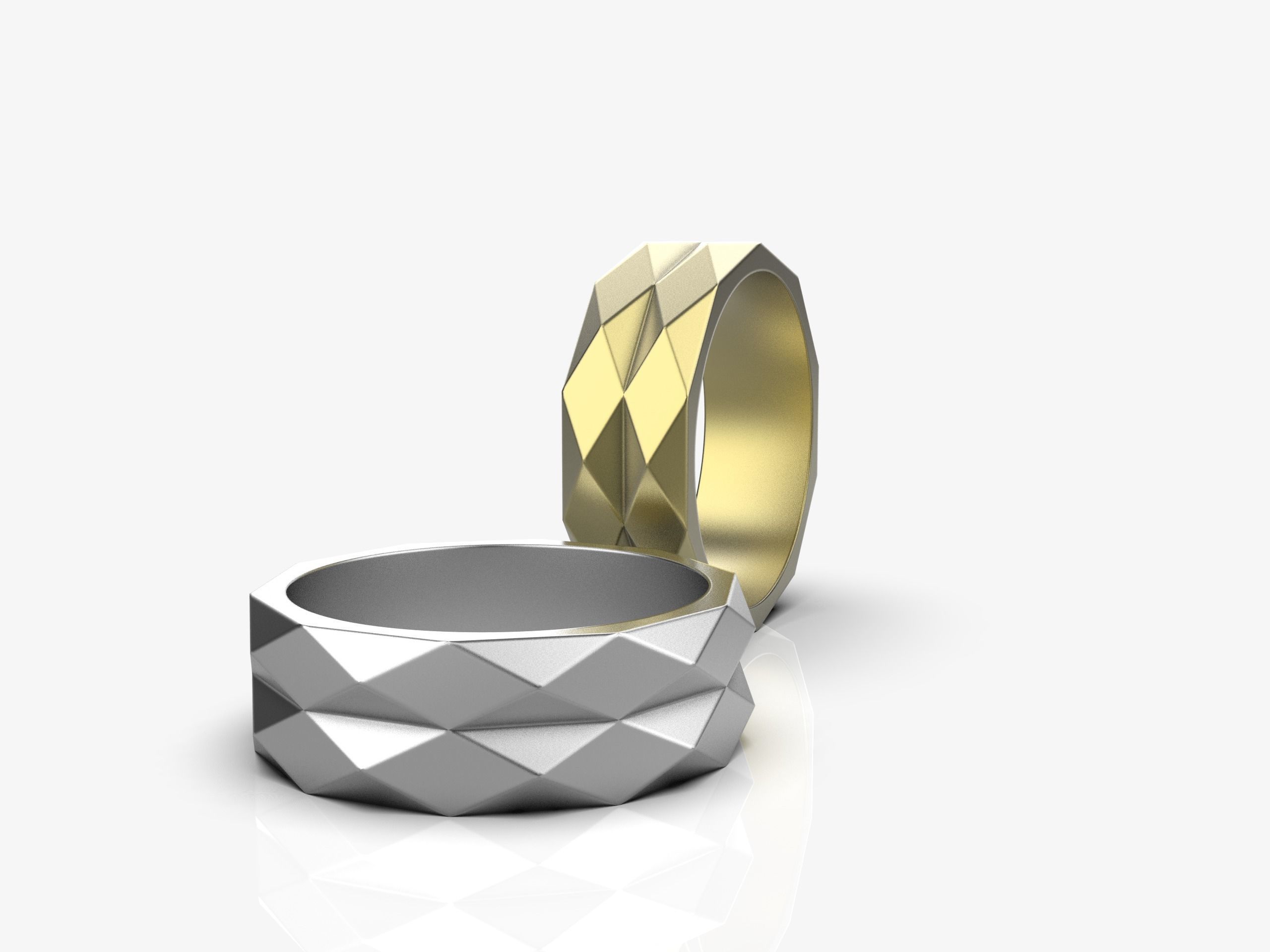 WEDDING ring 3D print model_2