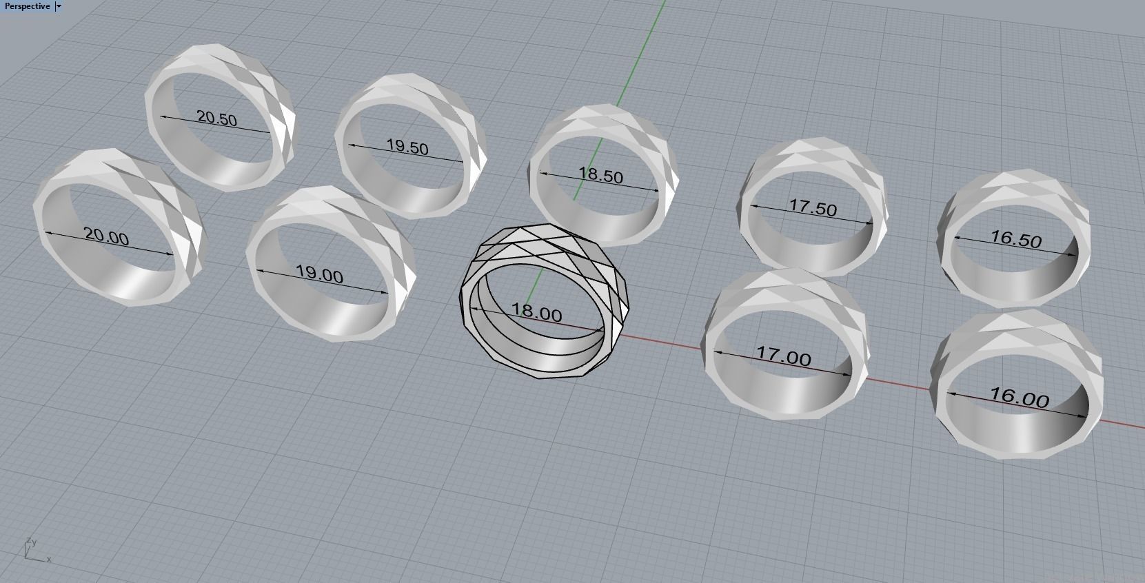 WEDDING ring 3D print model_4