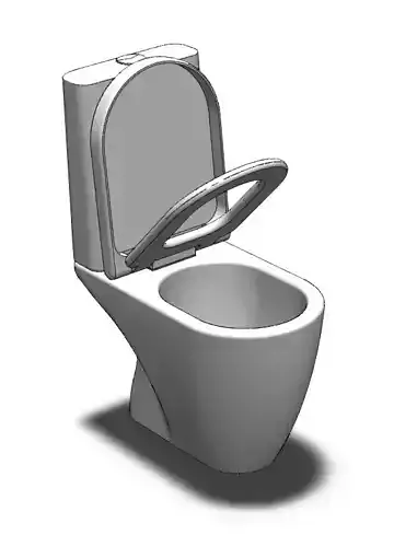 Toilet 3D print model
