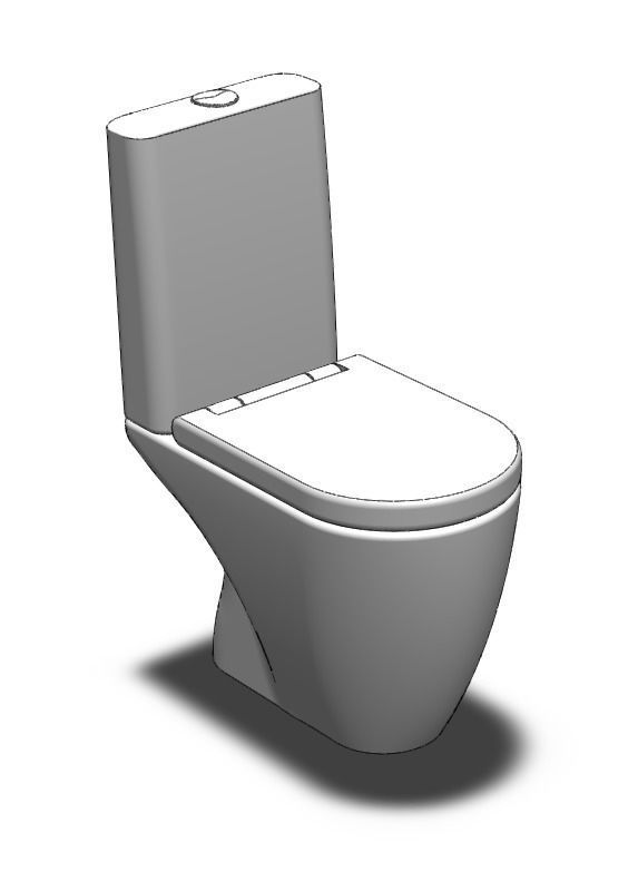Toilet 3D print model_1