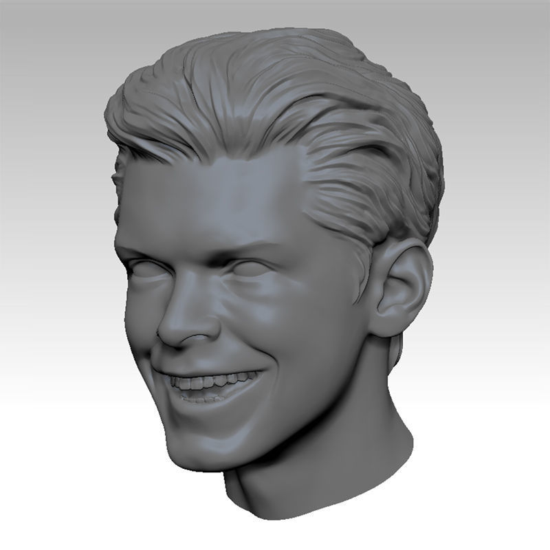 Gotham Jerome Valeska Cameron Monaghan HEAD 3D PRINT MODEL  3D print model_1