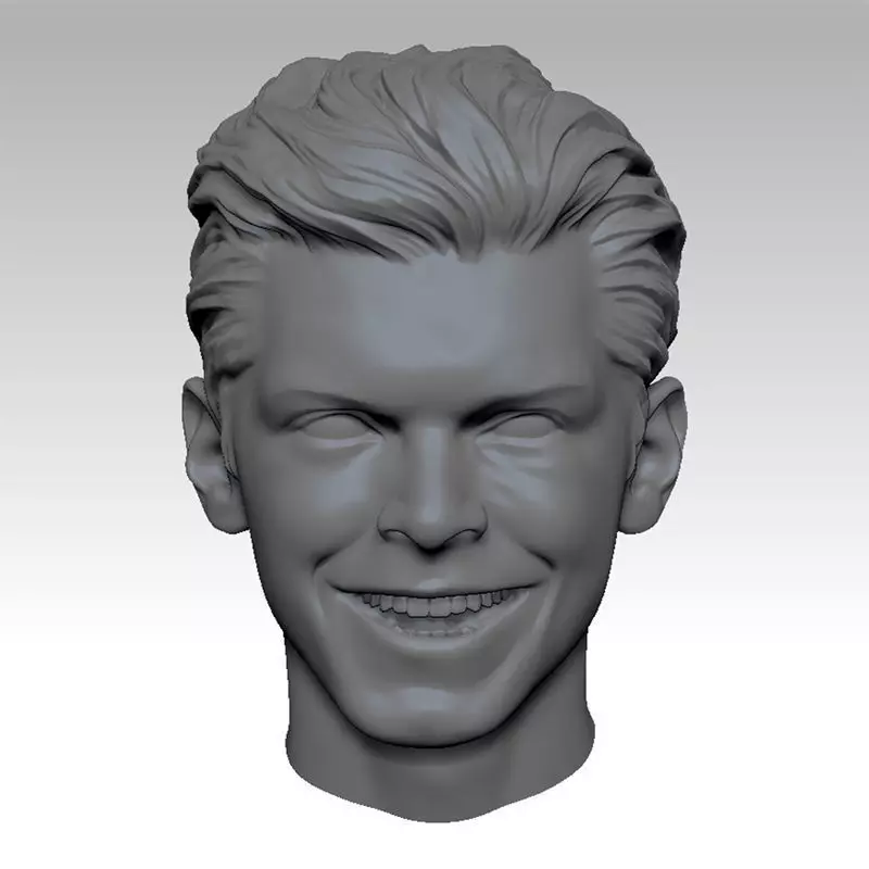 Gotham Jerome Valeska Cameron Monaghan HEAD 3D PRINT MODEL  3D print model_0