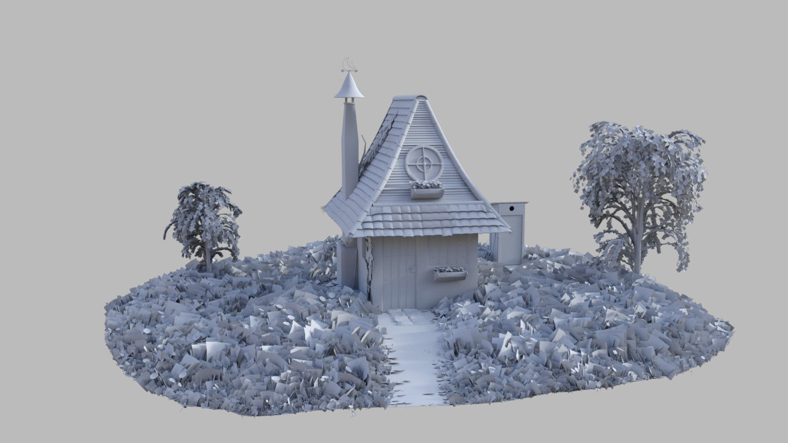 Morgane Le Fay Cottage 3D model_6