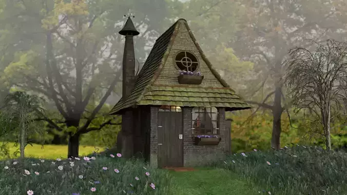 Morgane Le Fay Cottage 3D model