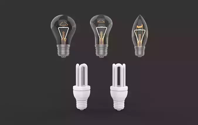 Light Bulbs  3D model